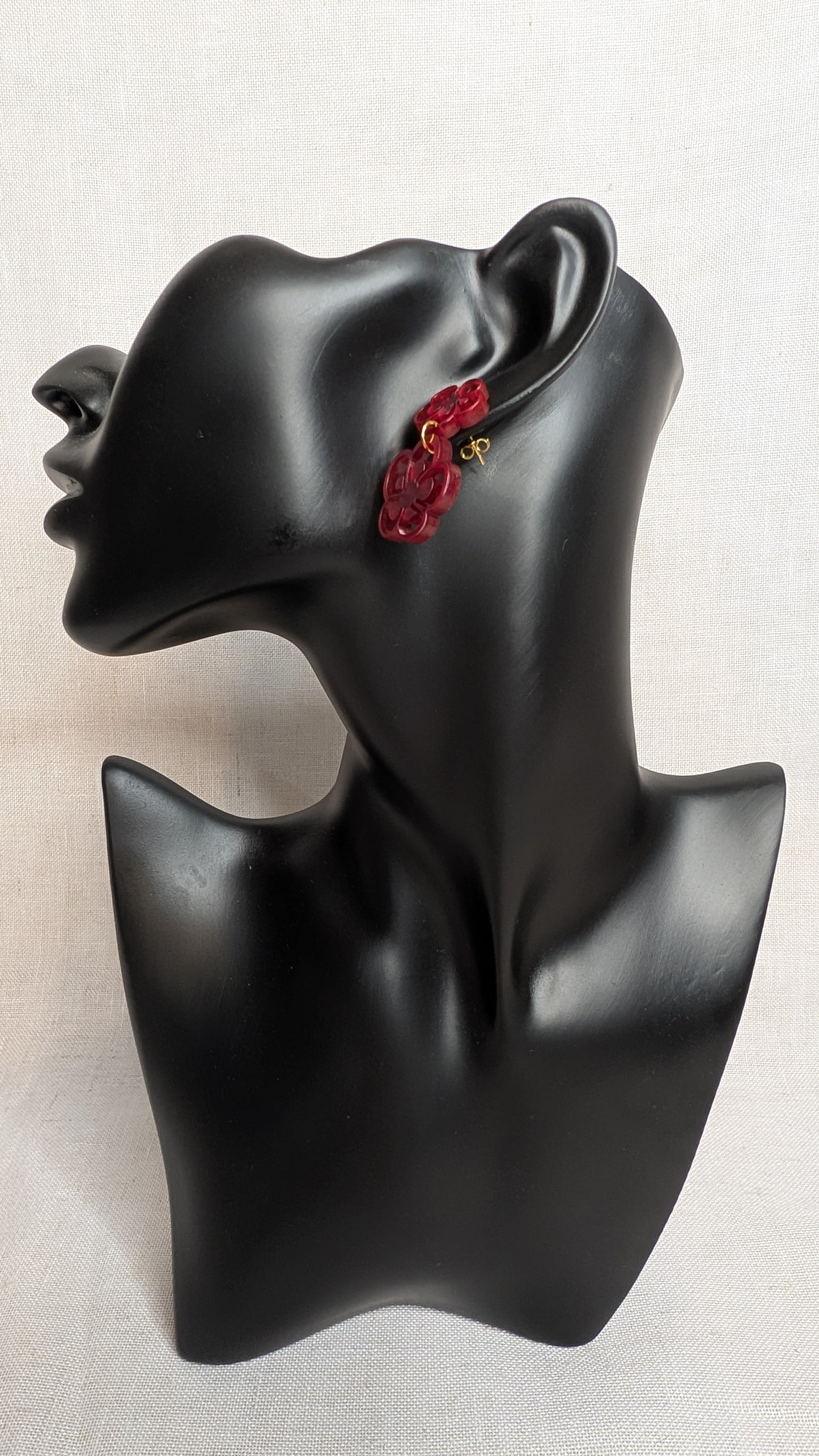 Marbled Flower Bloom Dangles