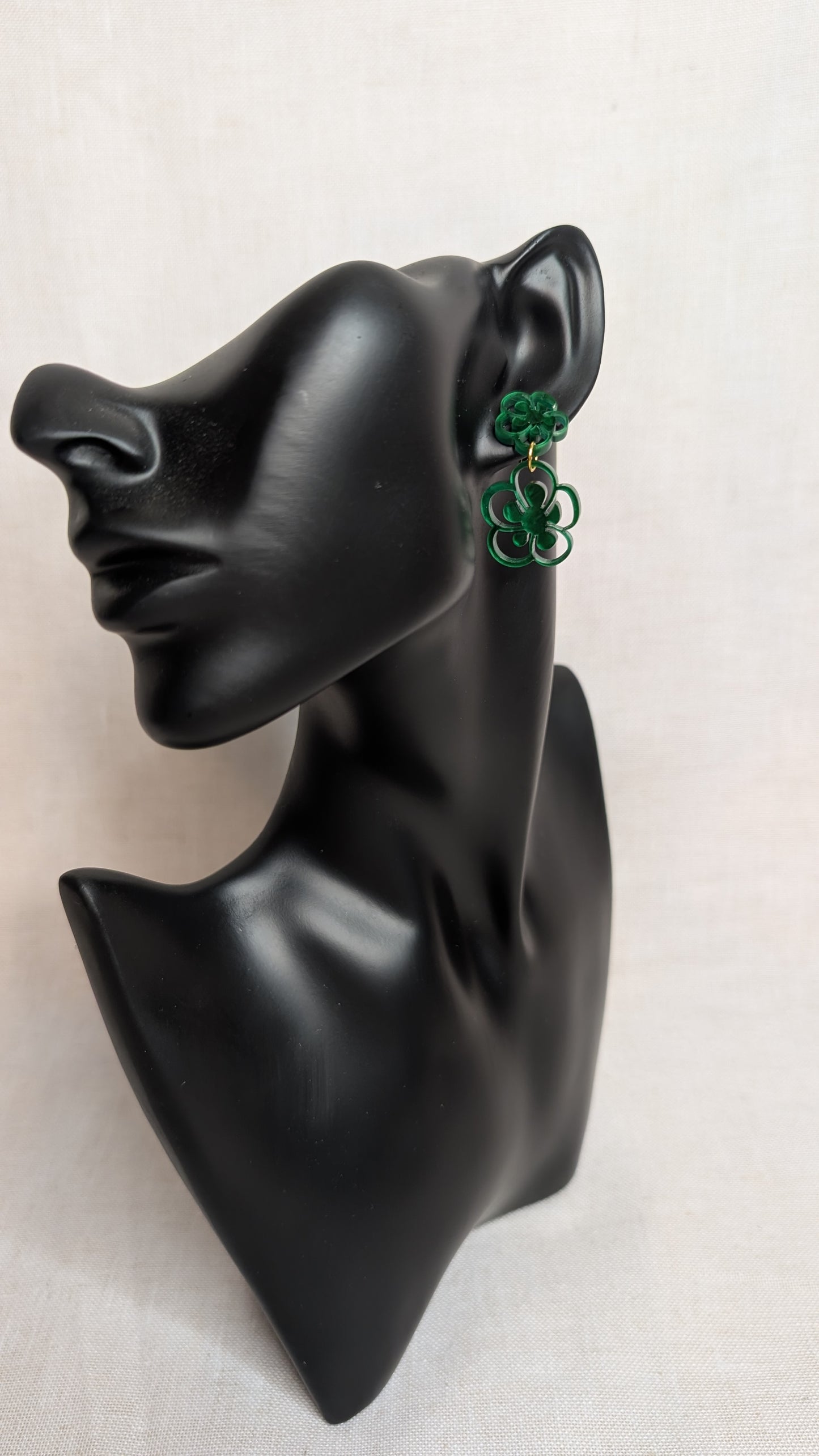 Marbled Flower Bloom Dangles