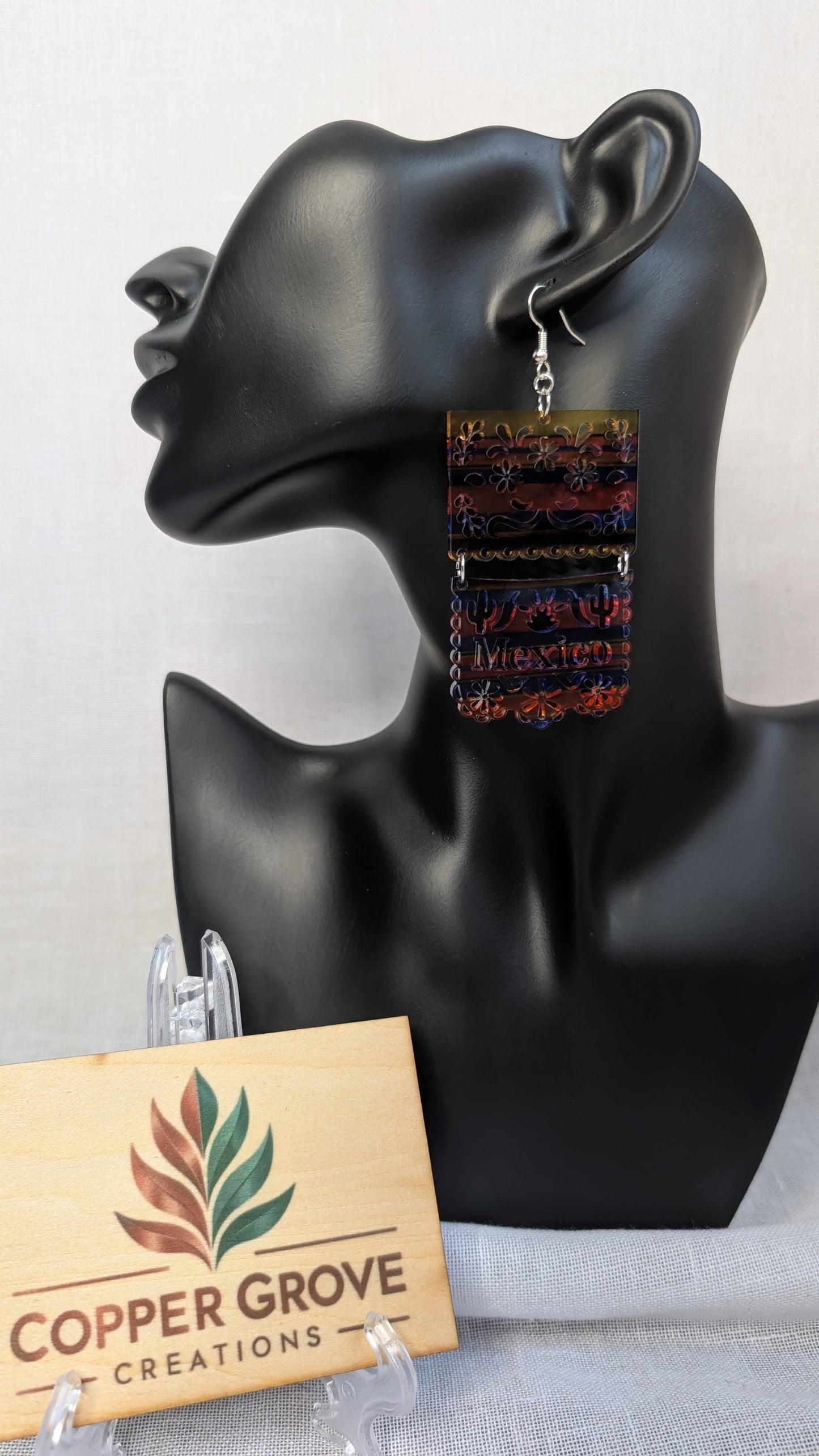 Sarape Earrings Mexico