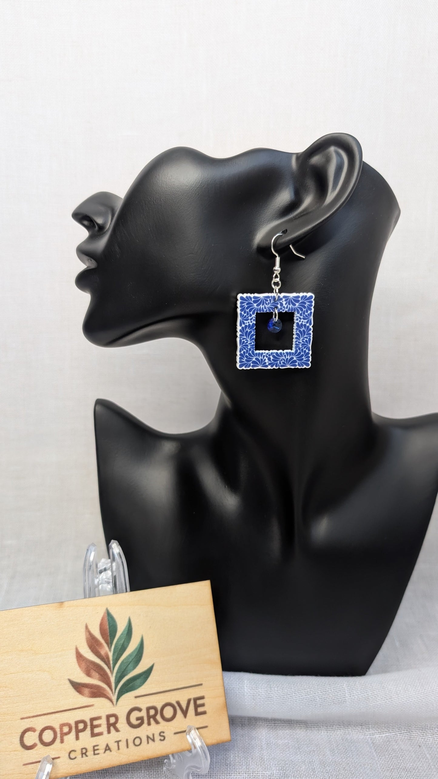 Talavera Square Earrings