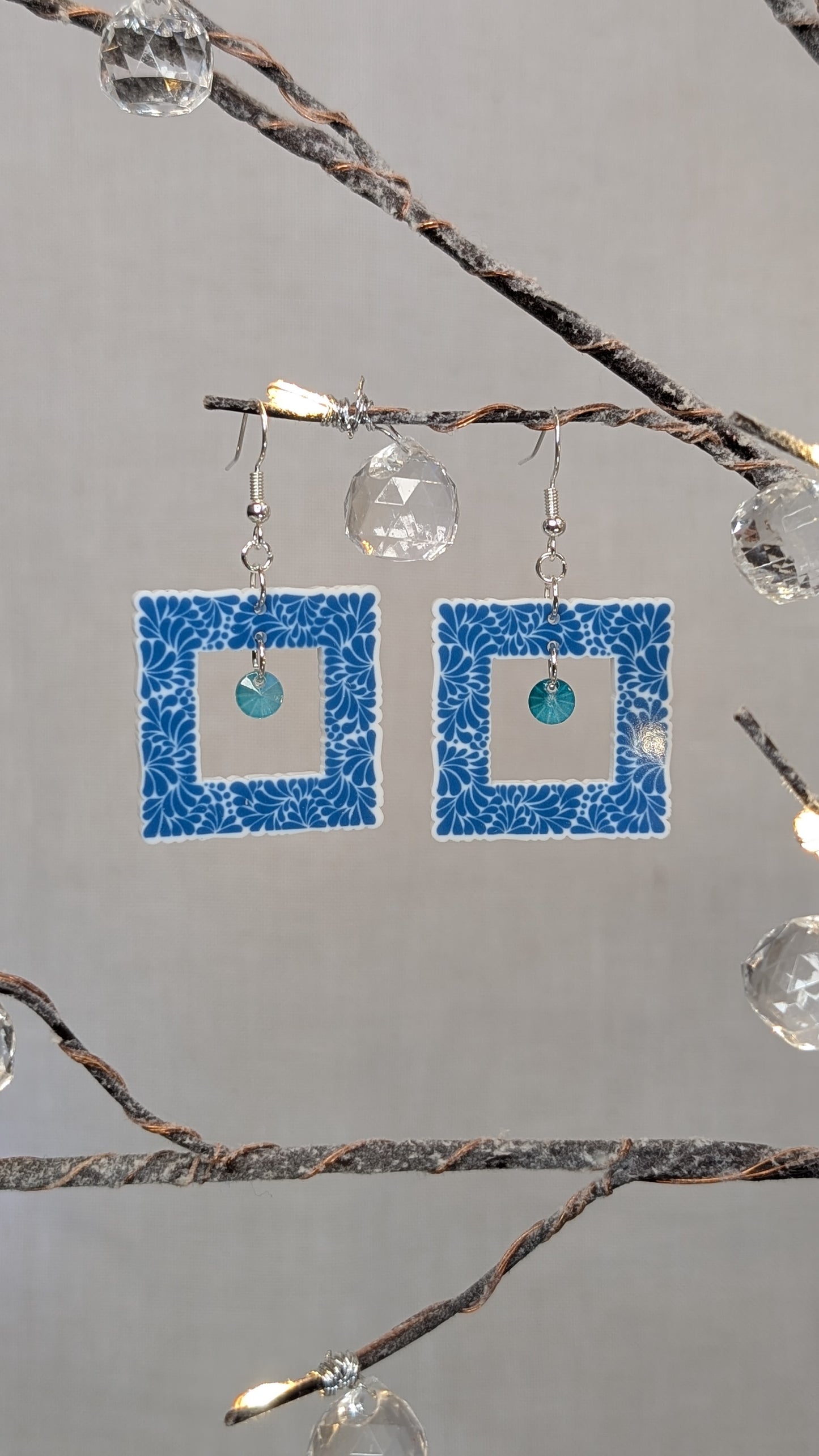 Talavera Square Earrings