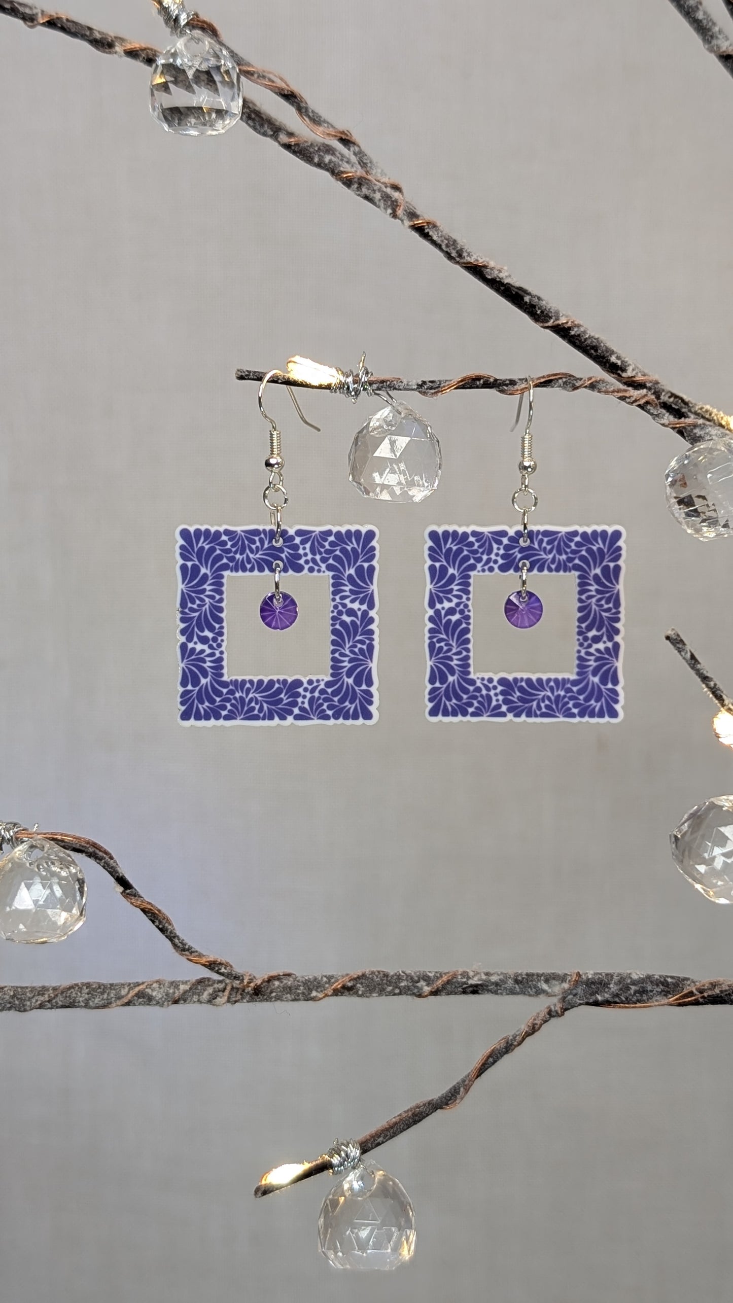 Talavera Square Earrings