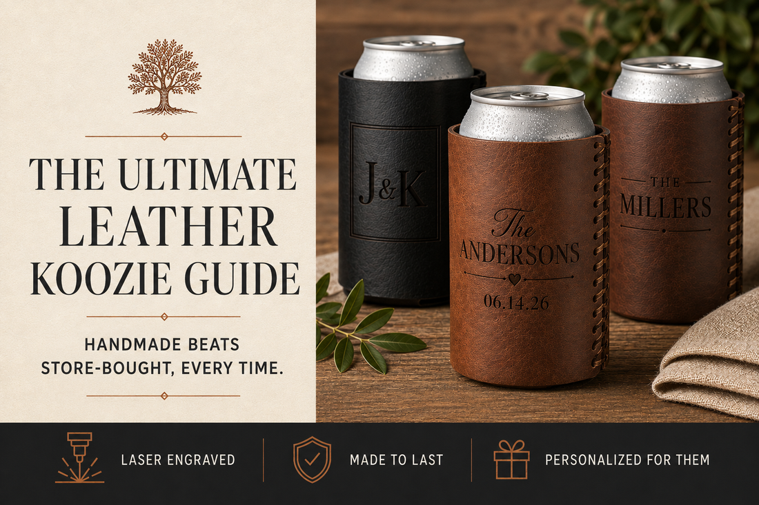 The Ultimate Leather Koozie Guide: Why Handmade Beats Store-Bought