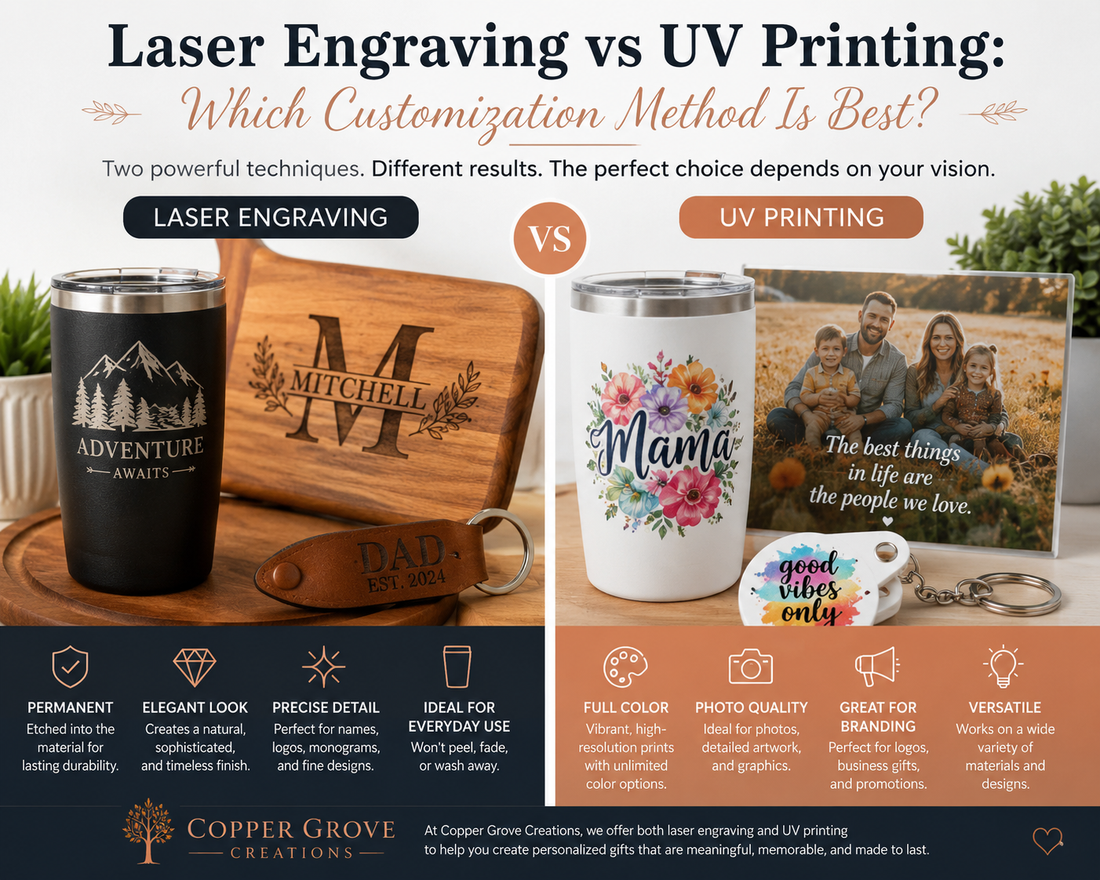 Laser Engraving vs UV Printing: Which Customization Method Is Best?