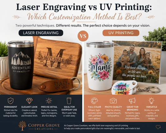 Laser Engraving vs UV Printing: Which Customization Method Is Best?