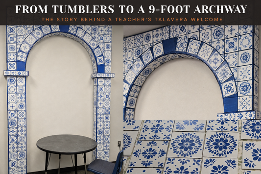 From Tumblers to a 9-Foot Archway: The Story Behind a Teacher's Talavera Welcome
