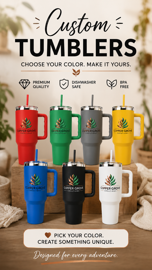 Personalized UV Printed Tumbler – Custom Stainless Steel Travel Cup