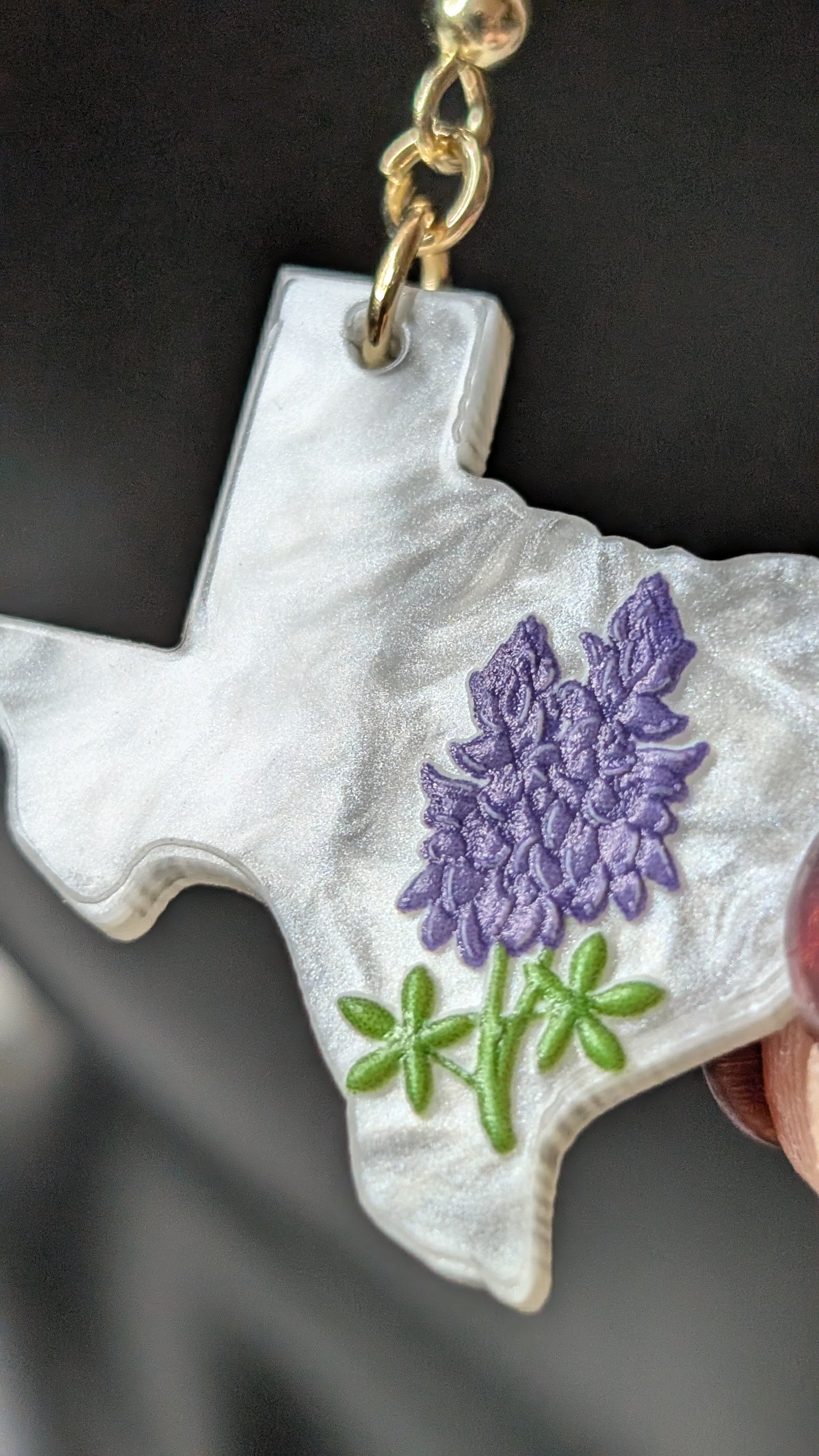 Texas Bluebonnet Earrings