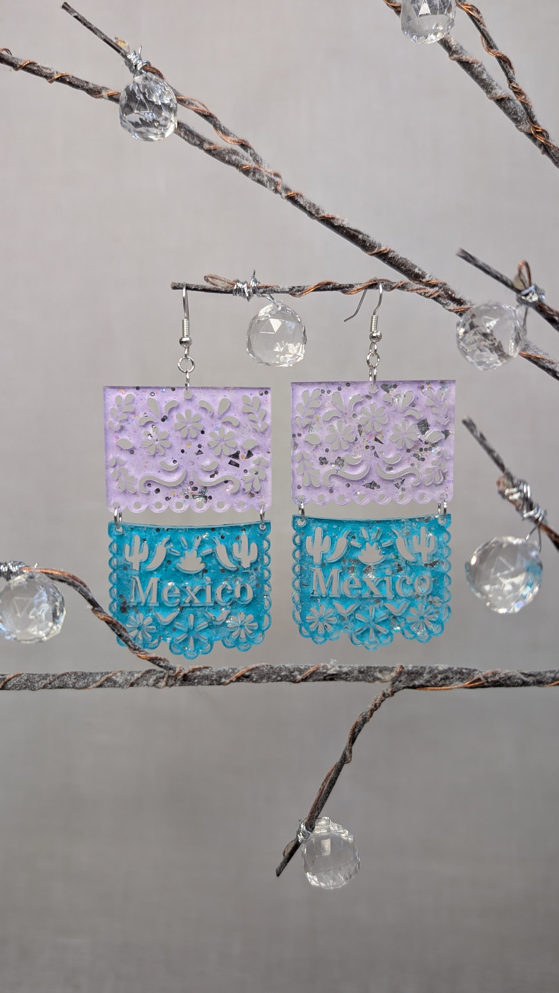 Papel Picado Earrings Mexico