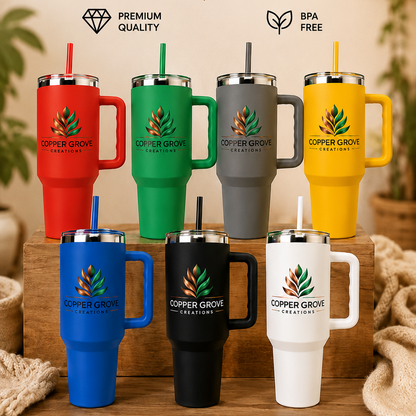 Personalized UV Printed Tumbler – Custom Stainless Steel Travel Cup
