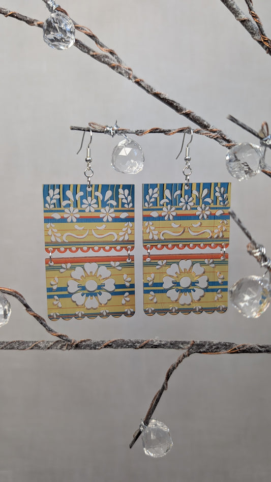 Sarape Earrings Flower