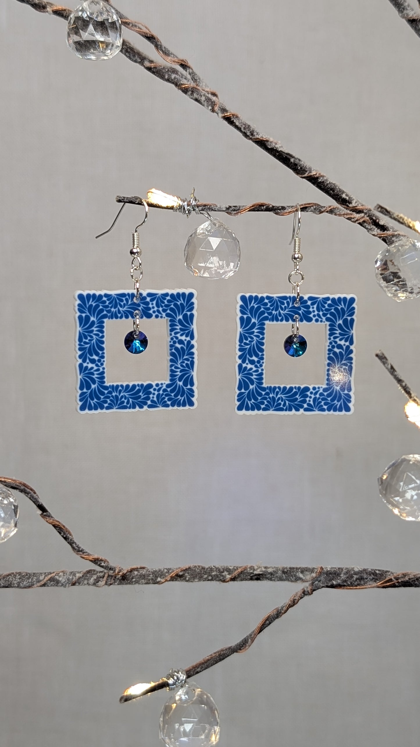 Talavera Square Earrings