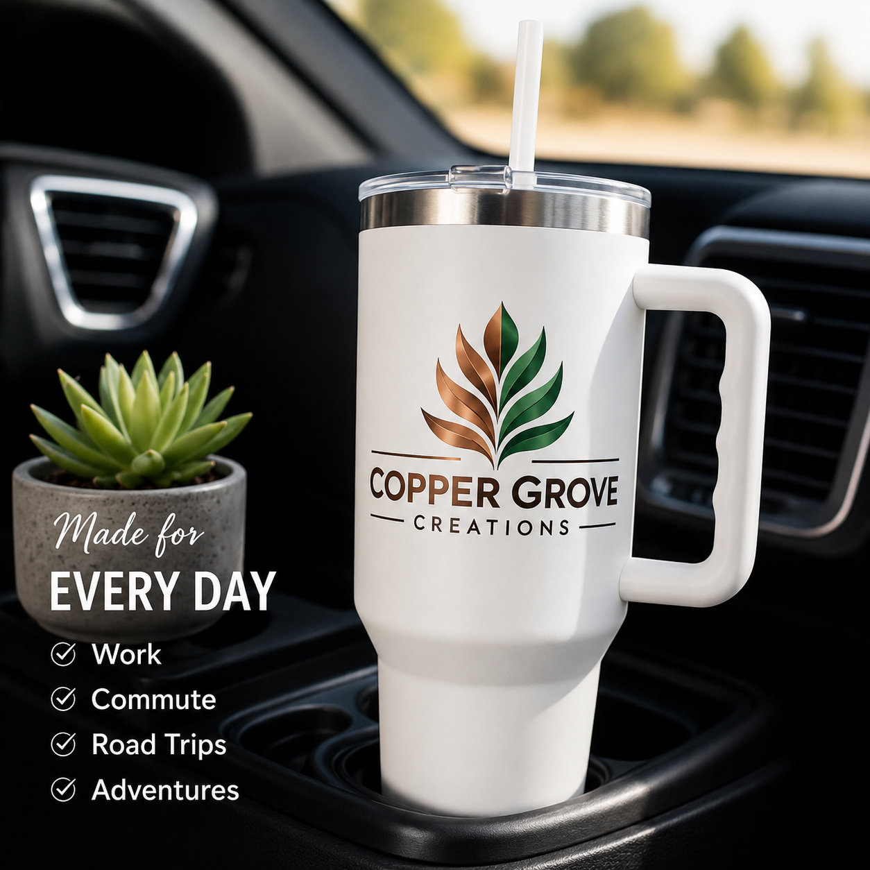 Personalized UV Printed Tumbler – Custom Stainless Steel Travel Cup