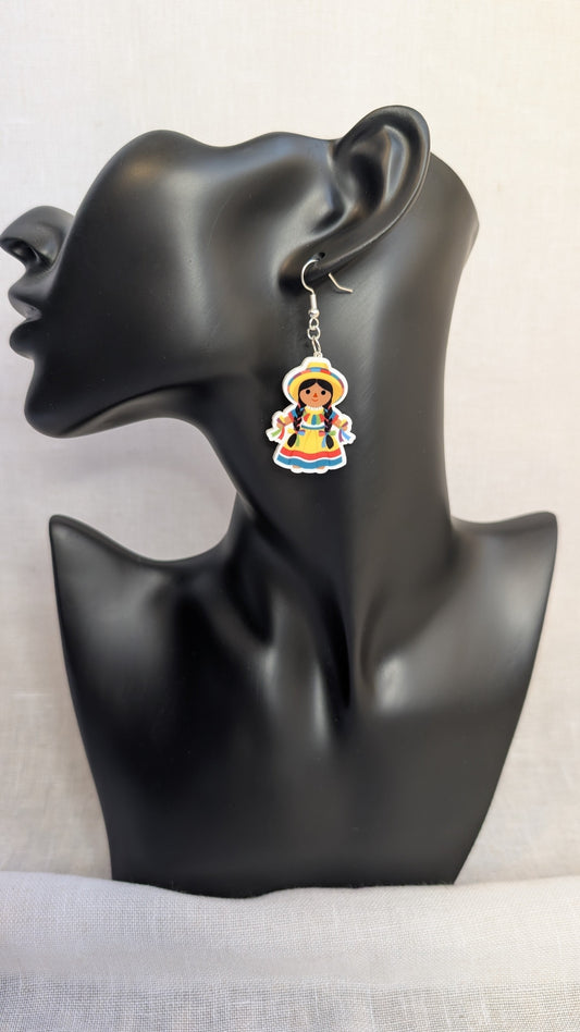 Muñeca Lelé Acrylic Earrings 🇲🇽
